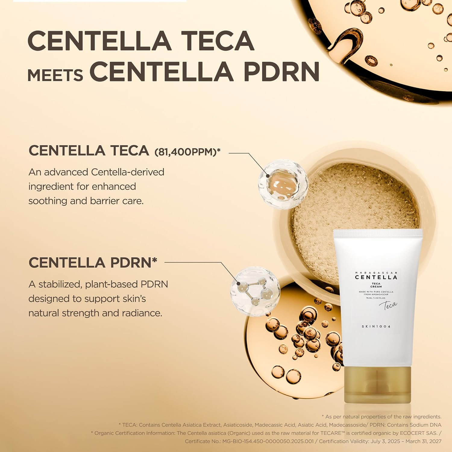 SKIN1004 Madagascar Centella Teca Cream 75ml 
